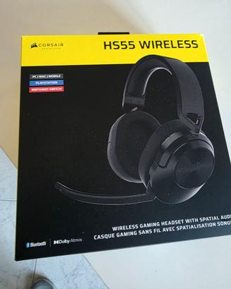 Cuffie gaming Corsair HS55 Wireless nuove