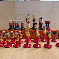 Set Scacchi Matrioska Vintage