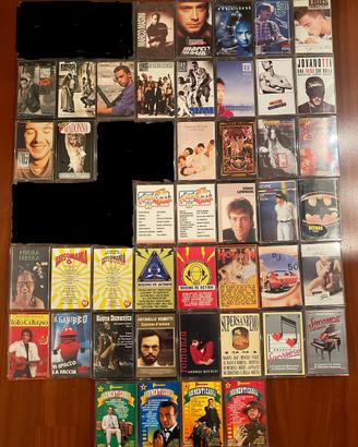 Audiocassette originali, da registrare e scatole