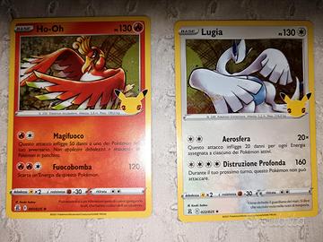 Coppia di Lugia & Ho-oh, tenute con cura. 