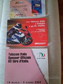 n 3 folder completi di schede telefoniche nuove 