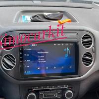 Autoradio 9" Android 13 Carplay 8+256Gb Per Tiguan