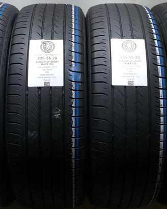 4 GOMME 235 55 20 DUNLOP A70479