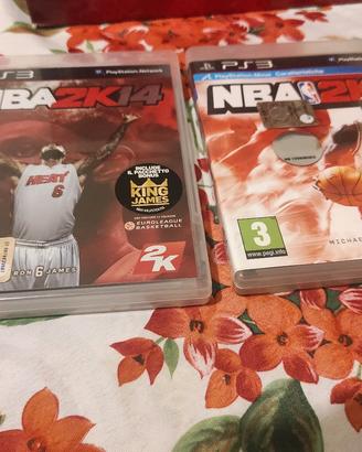 Giochi PS3 - NBA2K11 e NBA2K14 King James edition