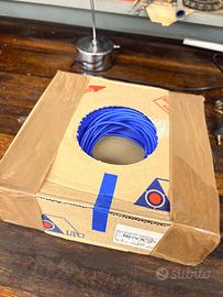 Cavo Elettrico N07V-K 4 mm² Blu LTC - 65 m
