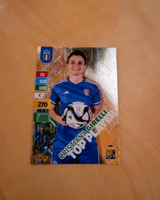 card Cristiana Girelli azzurri 2024