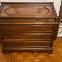 Vintage, scrittoio ribalta in legno