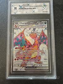 Carta pokemon Charizard EX full art PSA 10