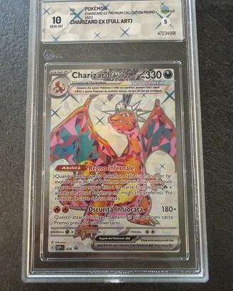 Carta pokemon Charizard EX full art PSA 10