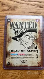 One Piece Sabo Wanted