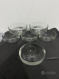 Set 6 Ciotoline Macedonia Vetro