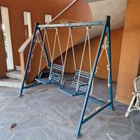 altalena in ferro battuto 