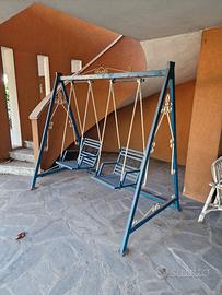 altalena in ferro battuto 