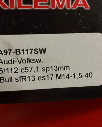 Distanziali 13mm per Audi, Seat, Skoda, Volkswagen
