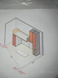 Armadio cameretta Colombini 