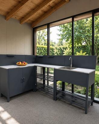 ANGOLO CUCINA MODULARE ESTERNI CASA DEHOR 