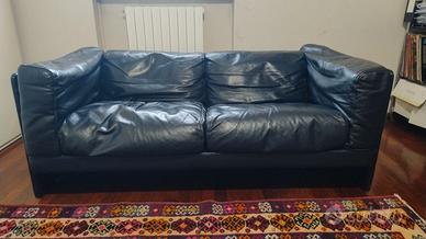 Divano in pelle Frau originale "Le Capannelle"1988