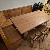 Cassapanca con tavolo