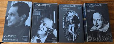 Meridiani Collezione Calvino,Shakespeare Ungaretti