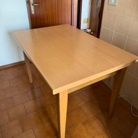 Tavolo cucina 120x80x80 legno robusto