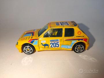 Peugeot 205 Rallye 1:43 Burago Bburago Die Cast 