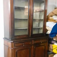 Antica libreria a due corpi fine '800 inizio '900