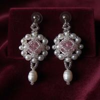 Orecchini Artigianali Perle di fiume vere Retrò