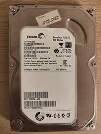 HARD DISK HDD SEAGATE 250GB 3.5 POLLICI 