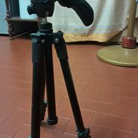 Treppiede Manfrotto Compact Action (Nero) – Testa 