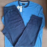 Pigiama uomo tg 52 campanula/blu