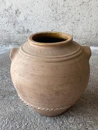 Antico vaso orcio conca h cm 36 terracotta cm 36