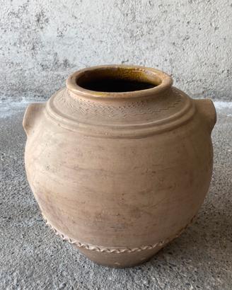 Antico vaso orcio conca h cm 36 terracotta cm 36