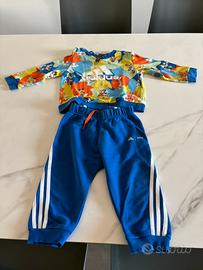 Completi tuta bimbo 9-12 mesi marchio ADIDAS
