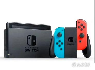 Nintendo switch con joystick e due giochi 