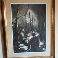 quadri tempera su tela