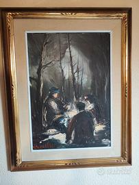 quadri tempera su tela