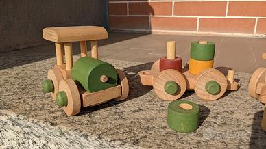 Trenino in legno