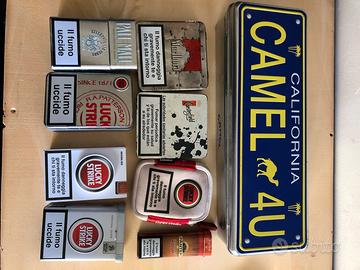 Lotto scatole in latta