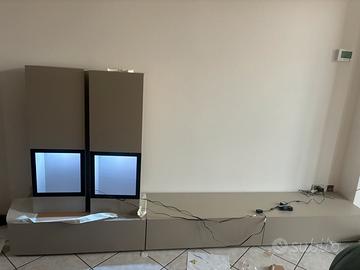 Parete Soggiorno attrezzata lunghezza cm 270