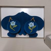 Coppia di spazzole vintage, per abiti.