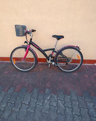 bicicletta MTB 24" decathlon 
