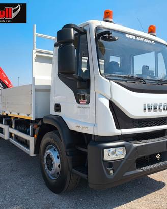 IVECO EUROCARGO 190EL28P CASSONE CON GRU FASSI [RI