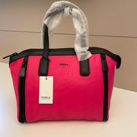 Borsa tote bag Furla in vitello stampa lucertolina