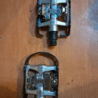 pedali  bici per scarpette half clipess SPD 