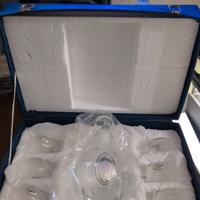 Servizio Cristalli Vintage Caraffa + 6 Bicchieri