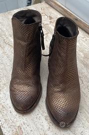 Stivaletti vero cuoio made in italy