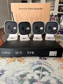 Kit videosorveglianza wireless 4CH 2MP + Hard Disk