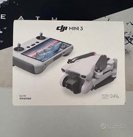 DJI Mini 3 + DJI RC + 4 Batterie + Hub + Custodia