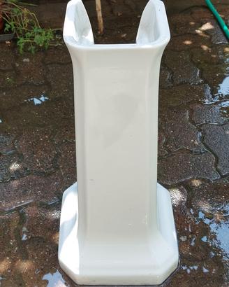 colonna per lavabo in ceramica vintage 