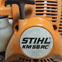 MOTORE STIHL KM56RC-E + SPAZZOLONE  STIHL KB-KM